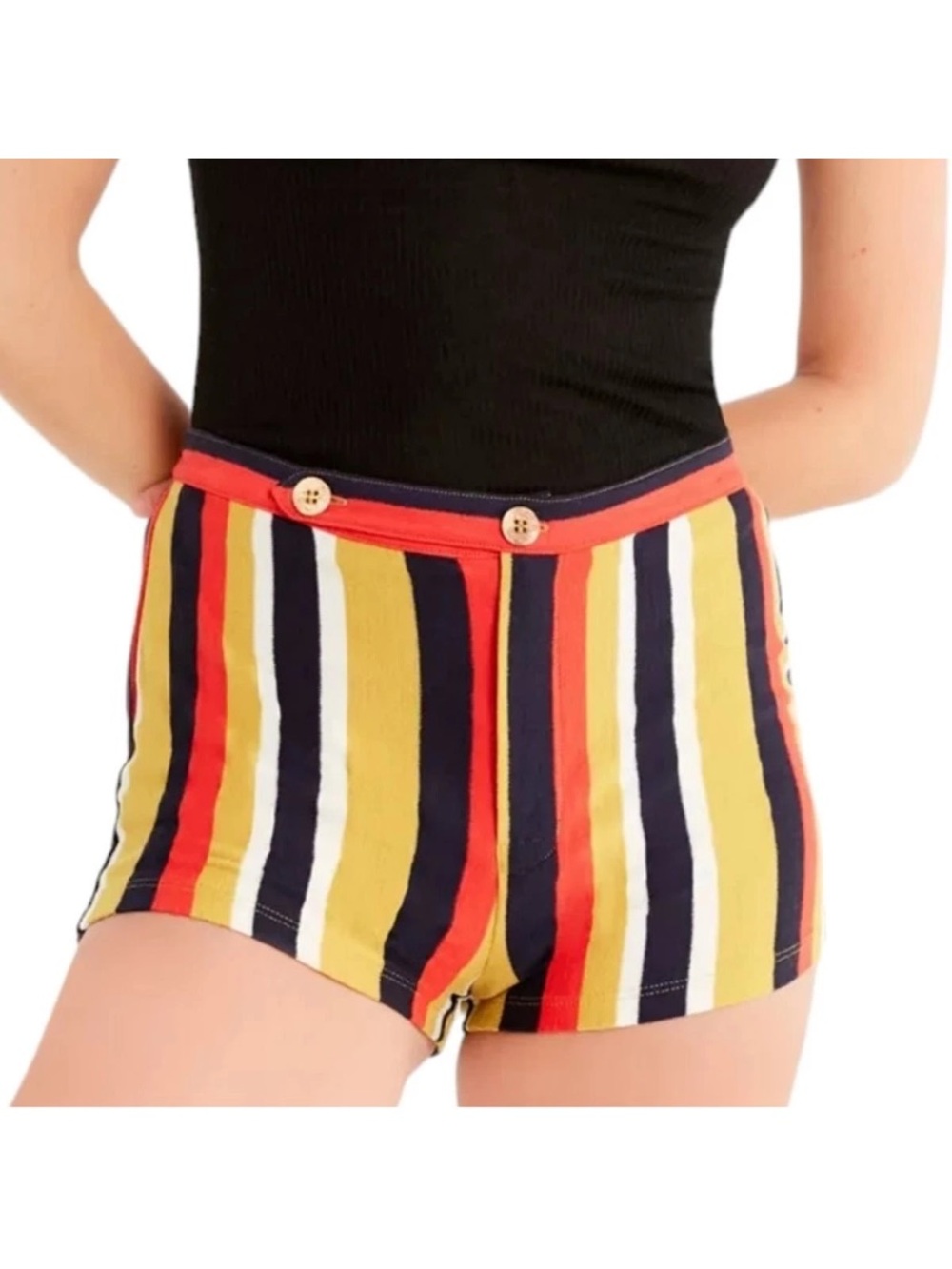 Urban Outfitters Striped Mini Shorts